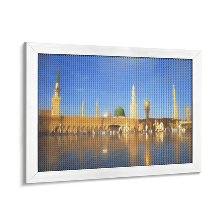 DIY - Masjid An-Nabawi of Madinah 5D Round Diamond Painting | MA108-RD