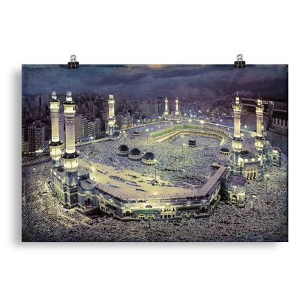 Al-Haram of Makkah Enhanced Matte Poster #HM103 - 30&quot;x20&quot;, High-res 300dpi, Museum-Quality Paper