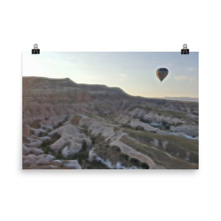 Serene Cappadocia Sunrise Wall Art – 36x24 High-Resolution Art Print | Museum-Quality Paper – GC153