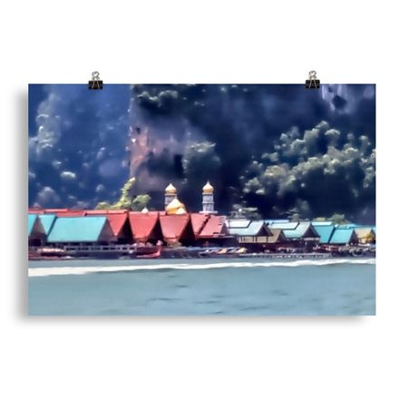 Koh Panyee Serenity Enhanced Matte Poster – 30&quot;x20&quot; | 360dpi | Museum-Quality Paper – PS215