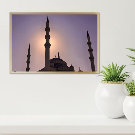 The Sunshine behind Minaret Stunning Beauty Shot - 36”x24&quot;, High-res 300dpi - SM213