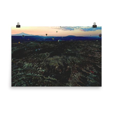 Serene Cappadocia Sunrise Wall Art – 36x24 High-Resolution Art Print | Museum-Quality Paper – GC144