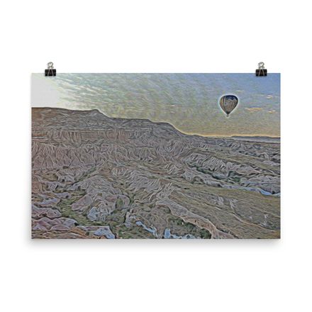 Serene Cappadocia Sunrise Wall Art – 36x24 High-Resolution Art Print | Museum-Quality Paper – GC154