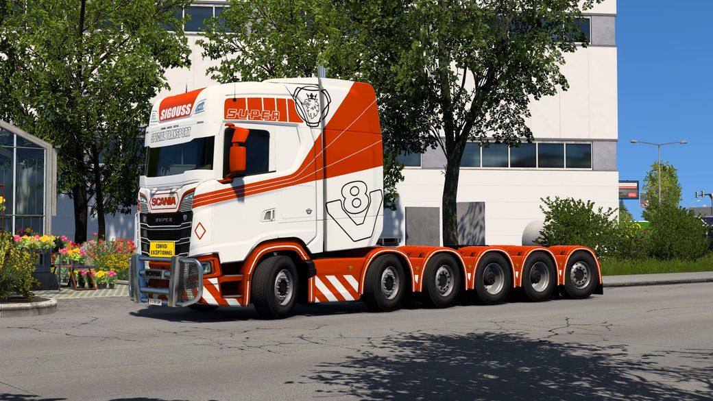 SCS Scania S 2016 10x4 chassis 1.58