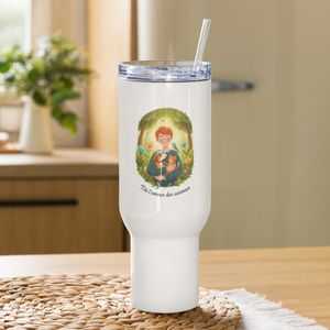 Travel Mug with a Handle titi 