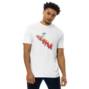 T-shirt lourd Premium pour homme tag