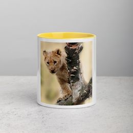 Mug en céramique lion 