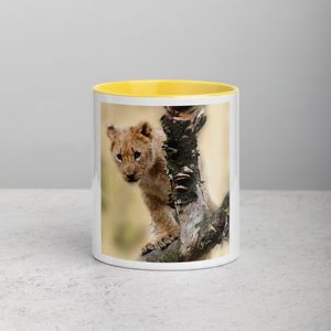 Mug en céramique lion 