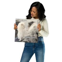 Impression en métal brillant