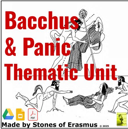Bacchus and Panic | Greek and Roman Mythology Thematic Unit Middle and HS ELA