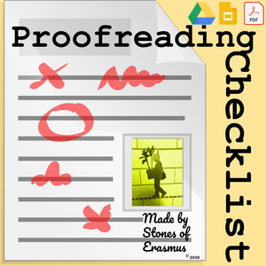 Effective Proofreading Checklist &amp; Standard Marks Guide for Grades 8-10 Toolbox