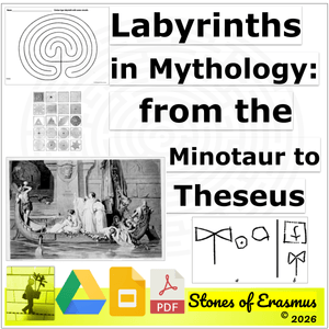 Labyrinths in Mythology | from the Minotaur to Theseus ELA Unit | Grades 8-10