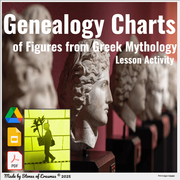15 Genealogy Charts for the Study of Greek Mythology | Middle &amp; HS 7-12 ELA