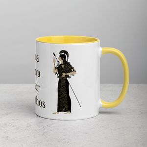 The Greek Goddess Athena with Her Names and Titles | White Ceramic Mug