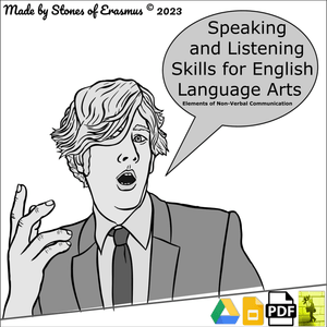 Speaking and Listening Active Skills for HS and MS English Language Arts 8-10 