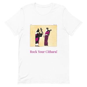 &quot;Rock Your Cithara!&quot; Apollo Unisex Staple Tee