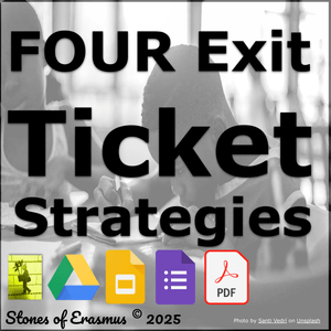 Versatile Exit Ticket Strategies Formative Assessment Tools Grades 7-12 ELA 