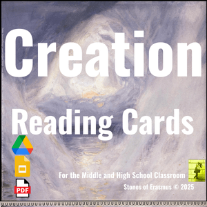 Creation Myths Reading Cards for Middle &amp; High School | ELA + Humanities 