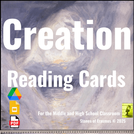 Creation Myths Reading Cards for Middle &amp; High School | ELA + Humanities 