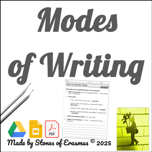 Writing Modes | ELA Exercise for Improving Student Writing Skills | Grades 8-10