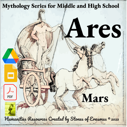 Ares | Mars the God of War Greek and Roman Mythology Series Grade 8-11 ELA
