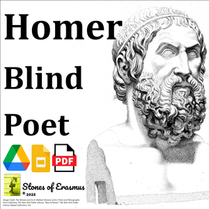 Homer Blind Poet | Informational Text for Teaching The Iliad &amp; The Odyssey 7-12