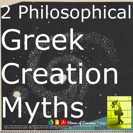 Two Greek Philosophical Creation Myths Mythology Series for Grades 8-10 ELA