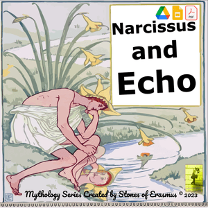 Narcissus &amp; Echo Mythology Series Middle and High School Greek &amp; Roman Study ELA