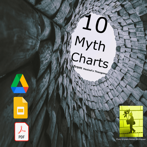 10 Tabular Charts Arranged from Hesiod&#x27;s Theogony | Middle &amp; HS 7-12 ELA