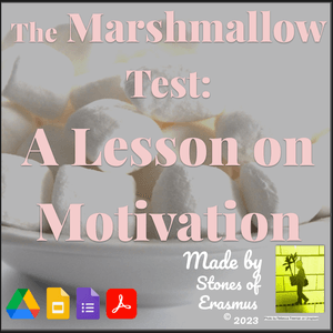 The Marshmallow Test Interactive Study Skills Lesson for Middle and High School