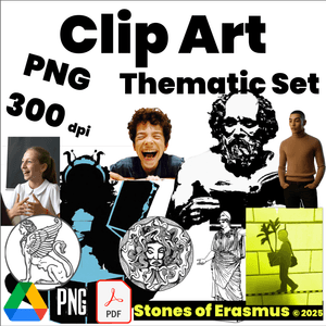 Clip Art PNG Theme Set | Middle &amp; High School Resources for Teachers &amp; Sellers