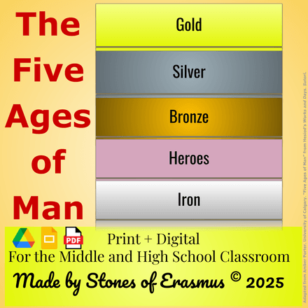 Five Ages of Man In-depth Greek Mythology Series for Grades 7-10 ELA