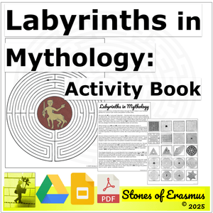 Labyrinths in Mythology Activity Book | Middle and High School ELA Grades 6-12