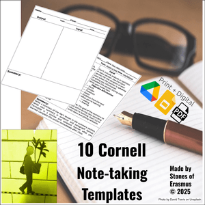 Maximize Learning Cornell Notetaking Templates Tools for Middle &amp; HS ELA