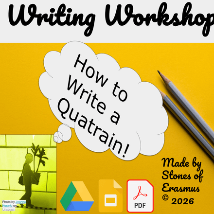 How to Write a Quatrain Poetry Writing Activity | Creative Writing Grades 6–10