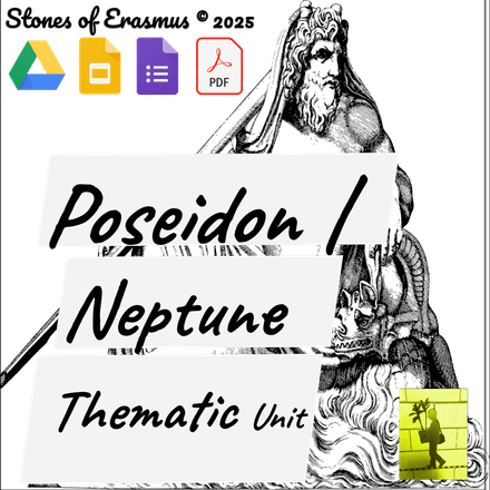 Poseidon | Neptune Nature and Deeds Bundle Mythology Series for Middle and HS