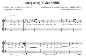 Stargazing Sheet Music Easy | Myles Smith 