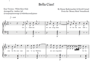Bella Ciao Piano Easy Sheet Music | Hugel
