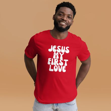 Jesus My First Love - Staple T-Shirt - 100% Cotton