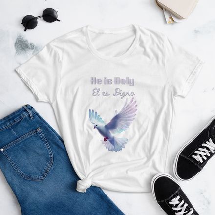  He is Holy - Fashion Fit T-Shirt - 100% Cotton