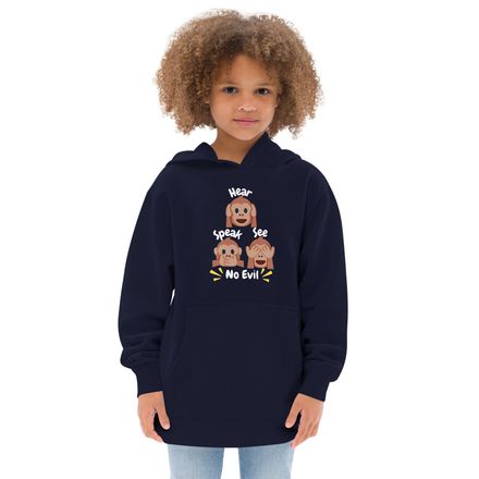 No Evil - Kids Fleece Hoodie 