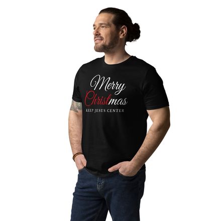 Keep Jesus Center - Christian CHRISTmas Shirt - 100% Cotton