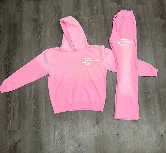 Pink Sun Fade hoody/Sweats 