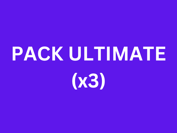 PACK ULTIMATE (x3)