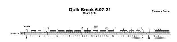 Quik Break 06.07.21