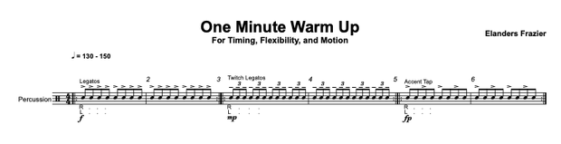 One Minute Warm Up