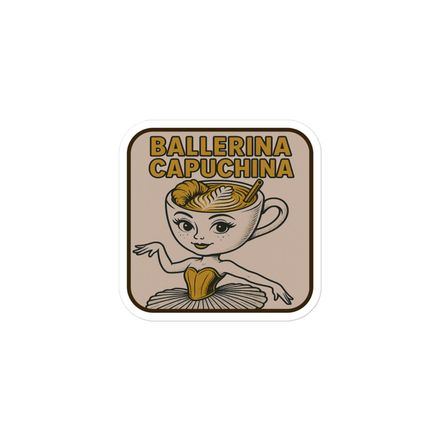 Pegatina Premium Ballerina Capuchina