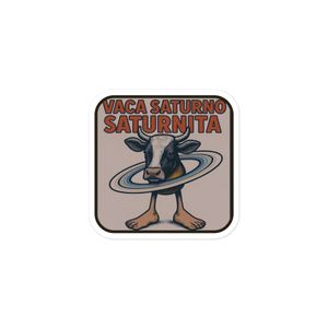 Pegatina Premium Pegatina Vaca Saturno Saturnita