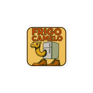 Pegatina Premium Pegatina Frigo camelo
