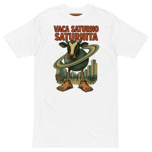 Camiseta Premium Vaca Saturno Saturnita – Hombre